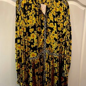 FREE PEOPLE Love Letter Floral Tunic